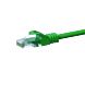 Cable de conexión UTP CAT5e de 0,25 m, color verde - CCA