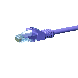 Cable de conexión UTP CAT5e de 1 m, color morado - CCA