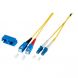 Cable de fibra óptica dúplex OS2 LC-SC de 15 m