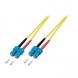 Cable de fibra óptica dúplex OS2 SC-SC de 25 m