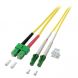 Cable de fibra óptica dúplex OS2 LC/APC-SC/APC de 5 m
