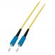 Cable de fibra óptica simplex OS2 SC-SC de 1 m
