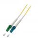 Cable de fibra óptica simplex OS2 LC/APC-LC de 1 m