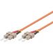 Cable de fibra óptica SC-SC OM2 de 10 m