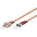 Cable de fibra óptica SC-ST OM2 de 7 m