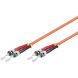 Cable de fibra óptica ST-ST OM2 de 20 m