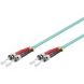 Cable de fibra óptica ST-ST OM3 de 7 m