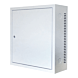 Armario de pared 3U con puerta metálica de 185 mm de profundidad, color blanco.