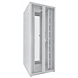 Armario de servidor blanco de 42U con puertas delanteras y traseras dobles perforadas 800x1000x2000mm (AnxFxAl)