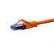 Cable de conexión UTP CAT6a de 5 m, color naranja - 100 % cobre