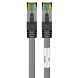 Cable de conexión Cat8 S/FTP (PIMF) de 1 m, color gris.