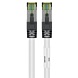 Cable de conexión Cat8 S/FTP (PIMF) de 1 m, color blanco