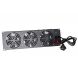 Paquete de ventiladores con 3 ventiladores aptos para colocar entre los postes verticales - 3U