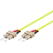 Cable de fibra óptica SC-SC OM5 (optimizado para láser) de 15 m