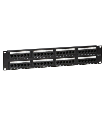 Panel de conexión UTP CAT5e - 48 puertos