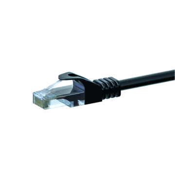 Cable de conexión UTP CAT6 de 2 m, negro - CCA