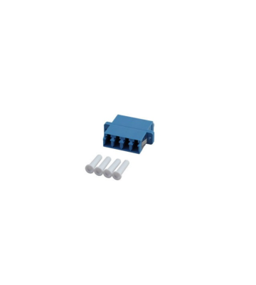 Acoplamiento monomodo LC-LC cuádruple azul de 4 vías