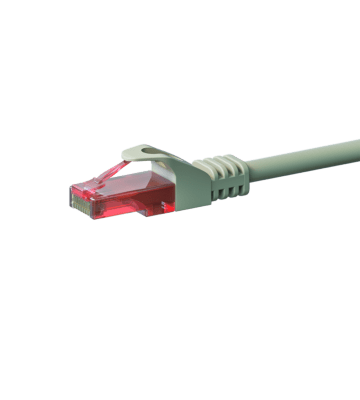 Cable de conexión UTP CAT6 de 2 m, gris - 100% cobre