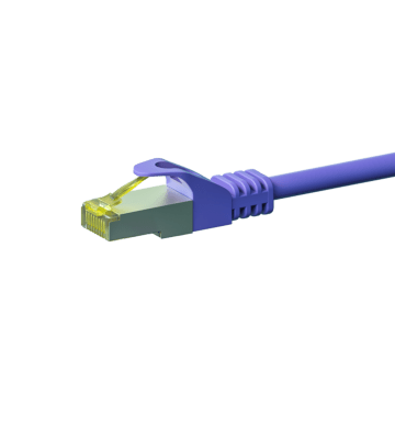 Cable de conexión Cat7 S/FTP (PIMF) de 2 m, color morado