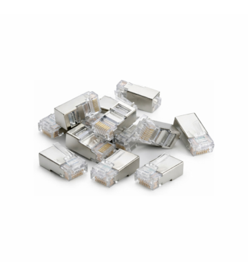 Conector DANICOM FTP CAT5e RJ45 - para núcleo flexible y rígido - 10 unidades