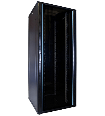 Armario para servidores de 47U con puerta de cristal de 800x800x2200 mm (ancho x profundidad x alto)