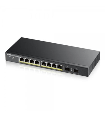 Switch PoE+ gestionado inteligente Zyxel GS1900 de 8 puertos