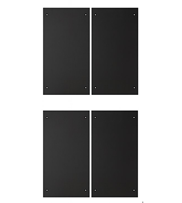 Juego de paneles laterales para centros de datos, para armarios rack de 52U, 1200 mm de profundidad.