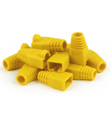 DANICOM Cable Banderín RJ45 Amarillo - 10 unidades