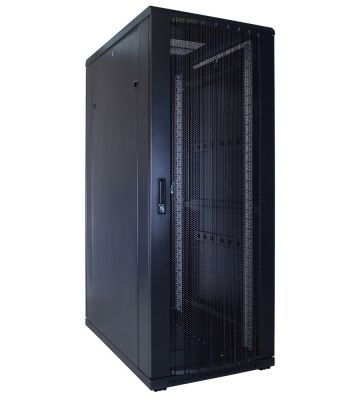 Armario para servidores de 32U con puerta perforada de 600x1000x1600 mm (ancho x profundidad x alto)