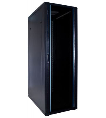 Armario para servidores de 37U con puerta de cristal de 600x1000x1800 mm (ancho x profundidad x alto)