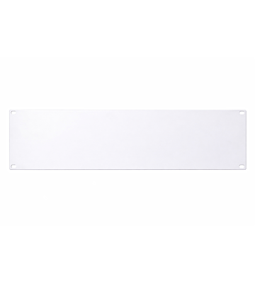 Panel de cubierta de 19 pulgadas - 3U blanco