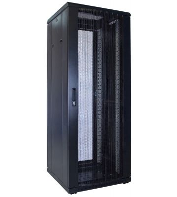 Armario para servidores de 32U con puerta perforada de 600x600x1600 mm (ancho x profundidad x alto)
