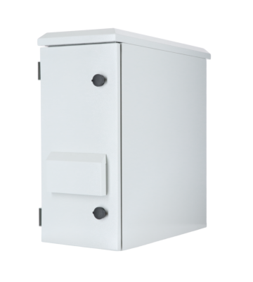 Armario de pared exterior de 6U para montaje vertical IP55 - 600x280x600 mm (Ancho x Profundidad x Alto)