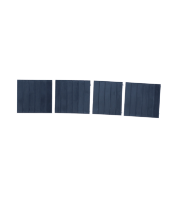 Tapas embellecedoras para caja de interruptores de carril DIN 3U, juego de 4