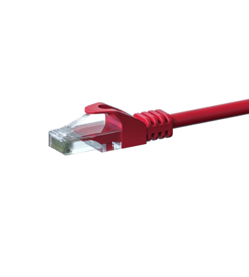 Cable de conexión UTP CAT6 de 5 m, rojo - CCA