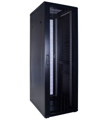 Armario para servidores de 37U con puerta perforada de 600x800x1800 mm (ancho x profundidad x alto)