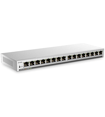 Switch no gestionado Zyxel GS1100-16E de 16 puertos