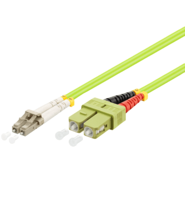 Cable de fibra óptica LC-SC OM5 (optimizado para láser) de 10 m