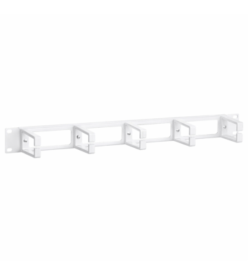Soporte para cables de 19 pulgadas, 1U, blanco
