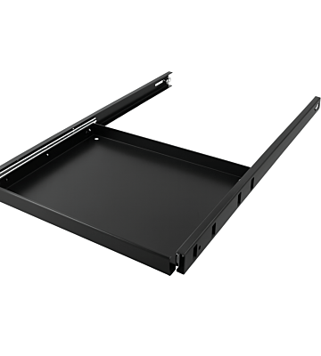 Bandeja extraíble de 1U y 19 pulgadas, para armarios de servidores de 1000 mm de profundidad.