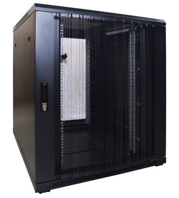 Armario para servidores de 18U con puerta perforada de 800x1000x1000 mm (ancho x profundidad x alto)