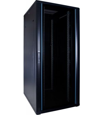 Armario para servidores de 37U con puerta de cristal de 800x1000x1800 mm (ancho x profundidad x alto)
