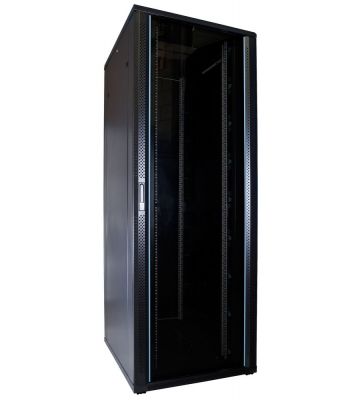 Armario para servidores de 47U con puerta de cristal de 800x1000x2200 mm (ancho x profundidad x alto)