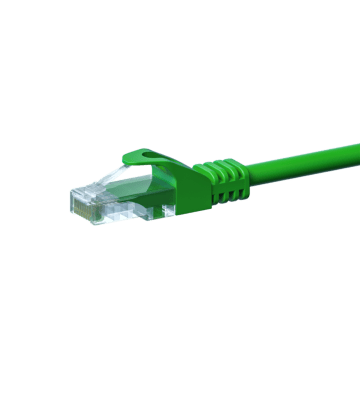 Cable de conexión UTP CAT5e de 2 m, color verde - CCA