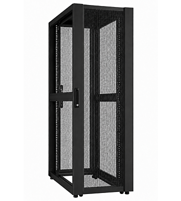 Armario para servidores de centro de datos de 52U con puerta perforada de 600x1000x2400 mm (ancho x profundidad x alto).
