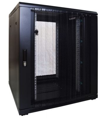 Armario para servidores de 18U con puerta perforada de 800x800x1000 mm (ancho x profundidad x alto)