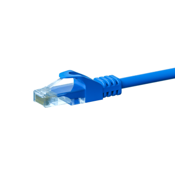 Cable de conexión UTP CAT5e de 2 m, azul - 100 % cobre
