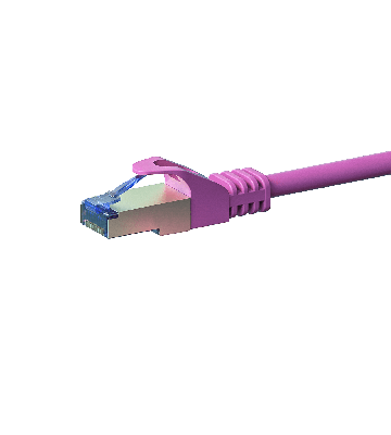 Cable de conexión CAT6a S/FTP (PIMF) de 15 m, color rosa