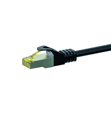 Cable de conexión Cat7 S/FTP (PIMF) de 7,50 m, color negro