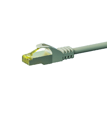 Cable de conexión Cat7 S/FTP (PIMF) de 10 m, color gris